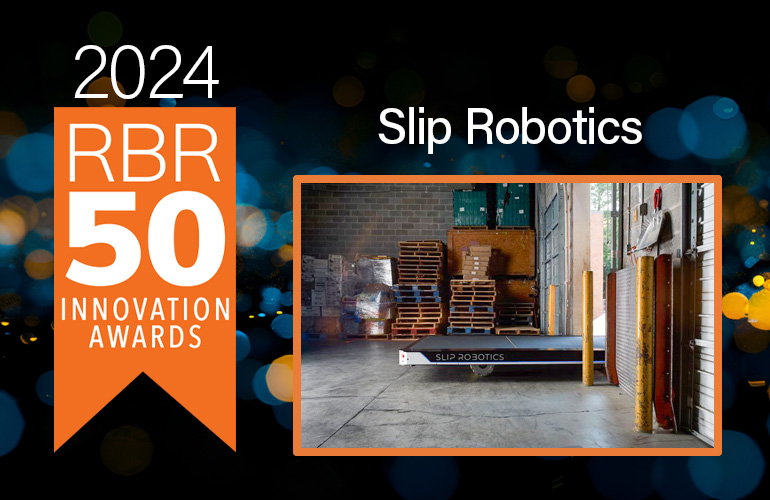 Rbr50 banner with hero image of the SLIP robot.