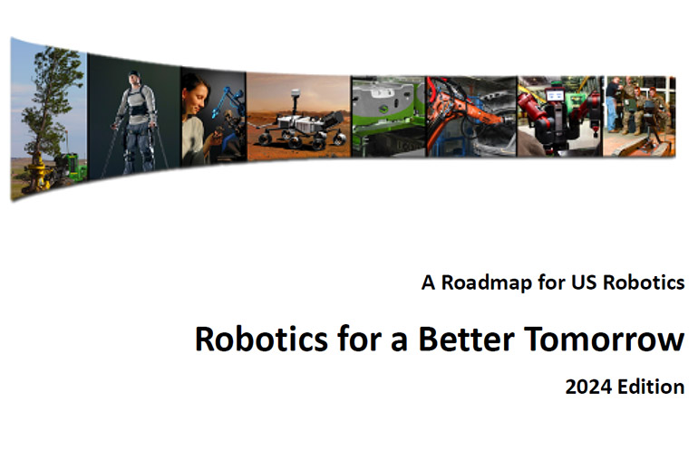 Cover of the 2024 U.S. robotics roadmap.