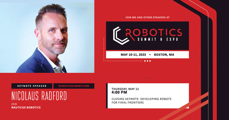 nicolaus radford robotics summit keynote image