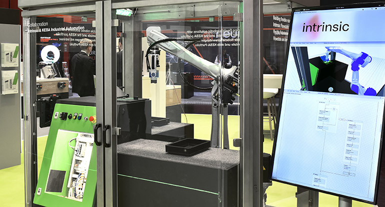 KEBA demonstrates integrated robot control at SPS